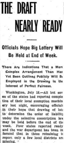 Honeoye Falls Times, July 19, 1917, p 1